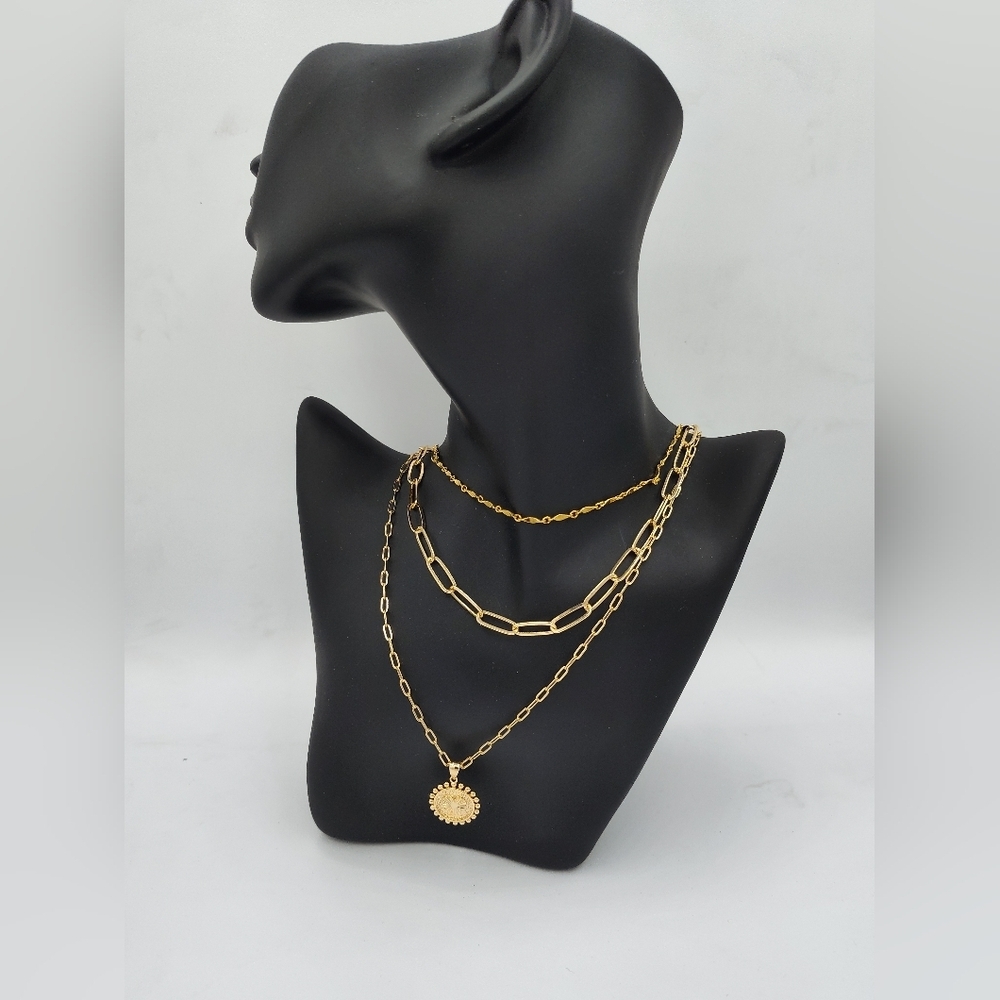 Vendome Signed Three-piece Necklace Set, NEW WITHOUT TAGS